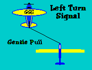 Left turn signal.