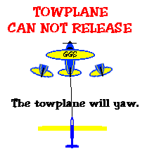 Tow Plane can not release.