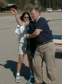 Helping with the Parachute 